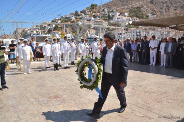 Στην Ύδρα ο Αντιπεριφερειάρχης Νήσων για τα Κουντουριώτεια