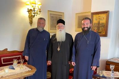 Από την επίσκεψη του Μητροπολίτη Δημητριάδος και Αλμυρού ΙΓΝΑΤΙΟΥ στην Ύδρα