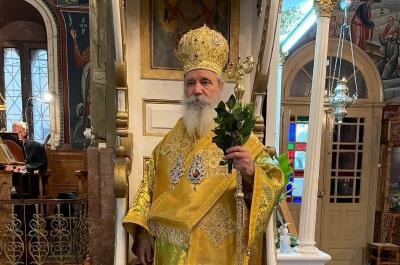 Την Κυριακή  των Βαΐων ο Μητροπολίτης ΕΦΡΑΙΜ ιερούργησε και μίλησε στον Ι. Ναό Εισοδίων Θεοτόκου Κρανιδίου