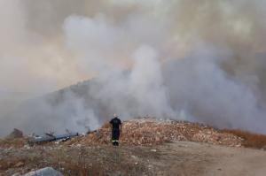 Τα αίτια  της πυρκαγιάς στο Μανδράκι διερευνά η Διεύθυνση Αντιμετώπισης Εγκλημάτων Εμπρησμού
