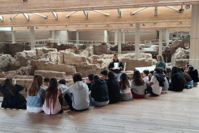 Γυμνάσιο Ύδρας |  Εκπαιδευτική εκδρομή της Περιβαλλοντικής Ομάδας στη Σαντορίνη