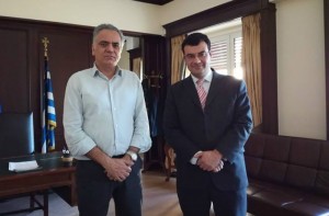 Από τη συνάντηση του Δημάρχου με τον Υπουργό Εσωτερικών