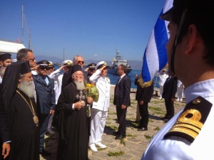 Η υποδοχή του Οικουμενικού Πατριάρχη στην Ύδρα