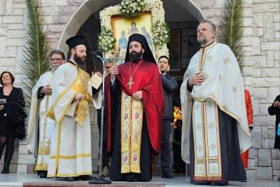 Ο Πρωτοσύγκελλος  Αρχιμ. π. Νεκτάριος Δαρδανός προέστη στην Λιτάνευση στην ενορία των Αγ. Μυροφόρων και Νικοδήμου στο Ίλιον