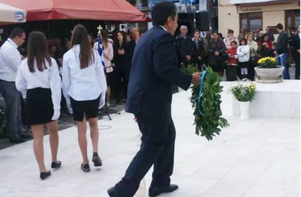 Ο Αντιπεριφερειάρχης Νήσων στον εορτασμό της 28ης Οκτωβρίου στον Γαλατά Τροιζηνίας