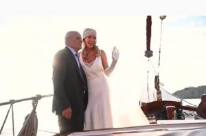 To ρομαντικό βίντεο της Παναγιώτας Βλαντή από το γάμο της στην Ύδρα