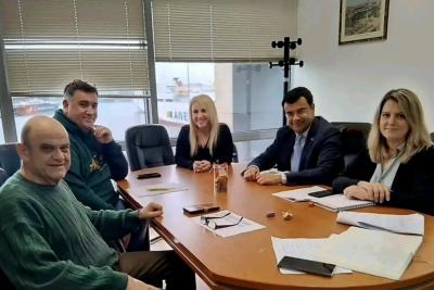 Συνάντηση Εργασίας  της Αντιδημάρχου Ύδρας, Τζίνας Μαραγκού για τα Τεχνικά Έργα στην Περιφερειακή Ενότητα Πειραιώς και Νήσων