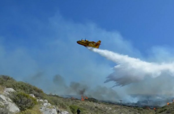 Φωτιά τώρα στην Ύδρα