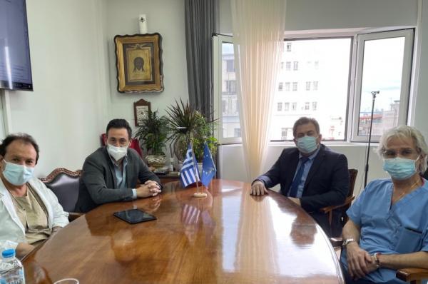 Το Τζάνειο Νοσοκομείο επισκέφτηκε σήμερα ο Βουλευτής Γιάννης Μελάς