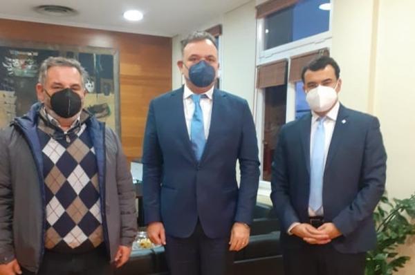 Συνάντηση Δημάρχου Ύδρας Γ. Κουκουδάκη με τον Γενικό Γραμματέα του Υπουργείου Πολιτισμού Γ. Διδασκάλου