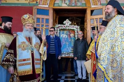 Με λαμπρότητα   προεξάρχοντος του Μητροπολίτη ΕΦΡΑΙΜ η Αρχιερατική Θ. Λειτουργία στην ενορία των Εισοδίων Θεοτόκου - Παναγίτσα - Αιγίνης