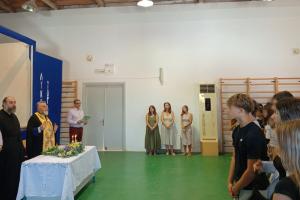 Αγιασμός   για τη νέα σχολική χρονιά στο Γυμνάσιο Ύδρας