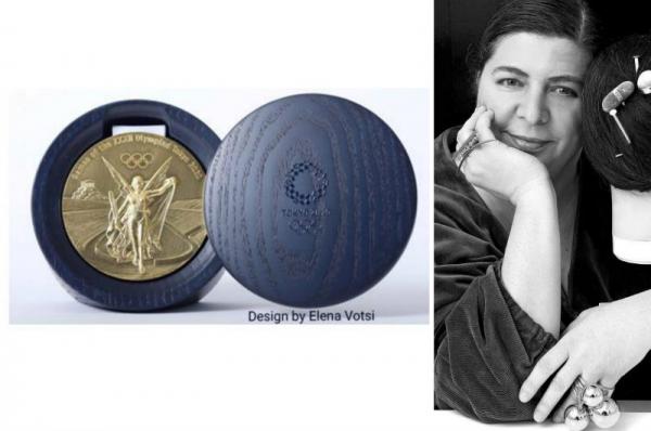 Αυτό είναι το μετάλλιο για τους Ολυμπιακούς Αγώνες του Τόκιο 2020. Με την υπογραφή της Έλενας Βότση!