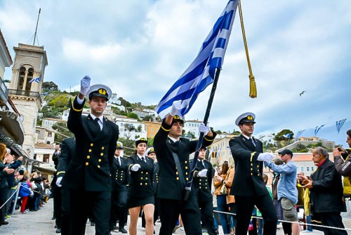 Η Ύδρα γιόρτασε με επισημότητα την εθνική μας επέτειο