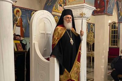 Χοροστάτησε στον Ναό των τριών Σπετσιωτών Νεομαρτύρων ο Μητροπολίτης Λήμνου και Αγίου Ευστρατίου ΙΕΡΟΘΕΟΣ Γ'