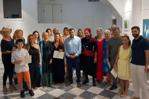 Συναντήσεις και Χαιρετισμοί Δημάρχου Ύδρας Γ. Κουκουδάκη στα εγκαίνια εκθέσεων