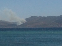 Σε εξέλιξη πυρκαγιά στην περιοχή Μανδρακίου Ύδρας