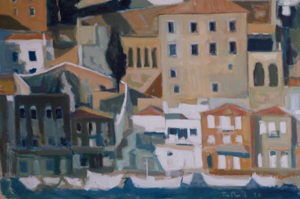 Έκθεση ζωγραφικής  του Tom Powell στο Ιστορικό Αρχείο - Μουσείο Ύδρας