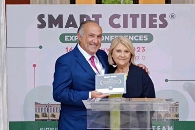 Το Βραβείο  Smart Cities απονεμήθηκε στο Ελληνικό Δίκτυο Μικρών Νησιών