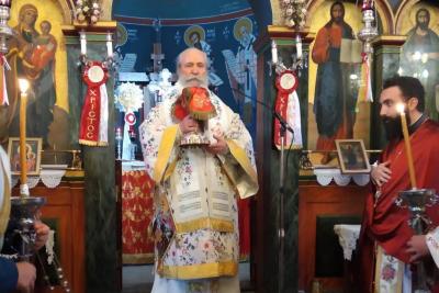 Στον Ναό  του Ευαγγελισμού της Θεοτόκου στην Κυψέλη Αιγίνης ιερούργησε ο Μητροπολίτης ΕΦΡΑΙΜ