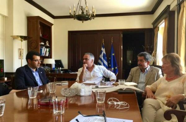 Συνάντηση με τον Υπουργό Εσωτερικών Π. Σκουρλέτη σχετικά με την ομόφωνη γνωμοδότηση του ΝΣΚ για το Σαν Τζόρτζι