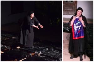 «Κυρά της Ρω»: Η Φωτεινή Μπαξεβάνη κρατά συγκινημένη τη σημαία της Ύδρας στα χέρια της