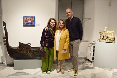 Εγκαινιάστηκε   στο Ι.Α.Μ.Υ η Έκθεση «Παίζουμε;» με έργα του Tάσου Μαντζαβίνου και της συλλογής της Maxie Leoussis