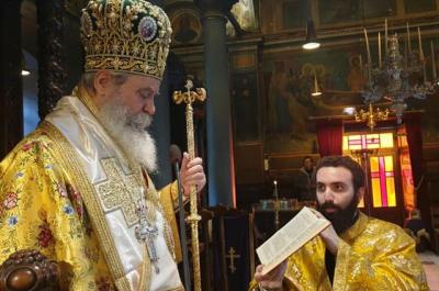 Στην Χίο  για τον εορτασμό της Αγίας Μαρκέλλας ο Μητροπολίτης Ύδρας Εφραίμ