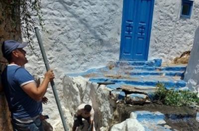 Άμεση αποκατάσταση  του Δικτύου αποχέτευσης από την Υπηρεσία του Δήμου Ύδρας μετά την νεροποντή