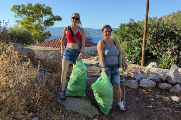 Εθελοντικός καθαρισμός  από πολίτες της Ύδρας