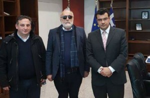 Συνάντηση με τον Υπουργό Ναυτιλίας για επίσπευση των διαδικασιών στα έργα του λιμανιού