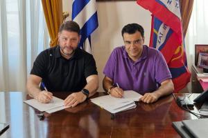 Υπογράφτηκε   η Προγραμματική Σύμβαση για την Άρση Επικινδυνότητας στην Παραλία "Αυλάκι" μεταξύ Περιφέρειας Αττικής και Δήμου Ύδρας