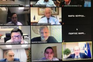 Γ. Πατούλης  με Αντιπεριφερειάρχες και Δημάρχους Αττικής - Πολεοδομικά και χωρικά ζητήματα της Αυτοδιοίκησης και σχεδιασμός για αποτελεσματική διαχείριση των στερεών αποβλήτων