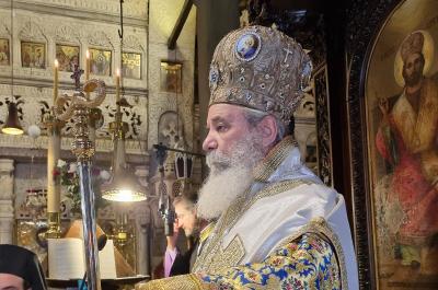 Στον πανηγυρίζοντα  Ενοριακό Ι. Ναό της Αγίας Βαρβάρας ιερούργησε ο Μητροπολίτης ΕΦΡΑΙΜ - Το πρόγραμμα που ακολουθεί