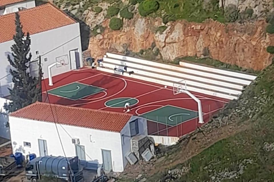 Παραδίδεται   το γήπεδο μπάσκετ - Σύντομα θα ξεκινήσει το έργο κατασκευής γηπέδου τένις στην Αγία Φωτεινή