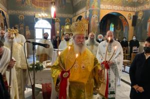 Ο Μητροπολίτης ΕΦΡΑΙΜ ιερούργησε και μίλησε στον Ι. Ναό Αγίων Αποστόλων Ηλιοκάστρου Ερμιονίδας
