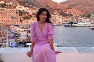 Η Τόνια Σωτηροπούλου αγαπά την Ύδρα και αυτό φαίνεται