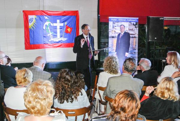 Με επιτυχία πραγματοποιήθηκε η προεκλογική ομιλία του Κ. Αναστόπουλου στον Πειραιά