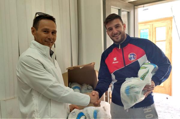 Ευχαριστήριο του Αντιδήμαρχου Ύδρας Μ. Καραμήτσου προς τον Πρόεδρο του Ατρόμητου Γ. Σπανό