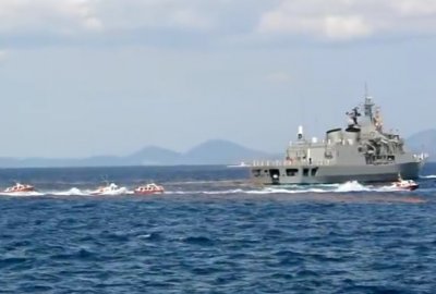 Υποδοχή φρεγάτας Π.Ν. Μιαούλεια 2015