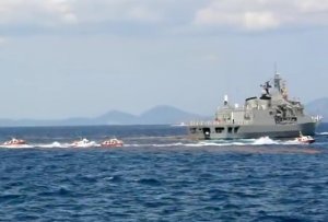 Υποδοχή φρεγάτας Π.Ν. Μιαούλεια 2015
