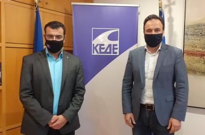 Με τον Πρόεδρο της ΚΕΔΕ Δ. Παπαστεργίου συναντήθηκε ο Δήμαρχος Ύδρας Γ. Κουκουδάκης