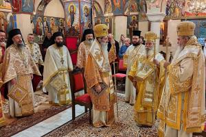 Τελέστηκε Τρισαρχιερατική  Θ. Λειτουργία για τα Ονομαστήρια του Σεβασμιότατου Ποιμενάρχη μας κ. ΕΦΡΑΙΜ