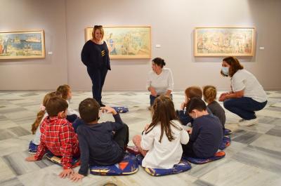 Ολοκληρώθηκαν τα εκπαιδευτικά προγράμματα στο ΙΑΜΥ στο πλαίσιο της Έκθεσης έργων του Θεόφιλου