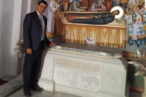 Γιώργος Κουκουδάκης:  "Μεγάλη Ευλογία: Προσκύνημα στον Άγιο Κωνσταντίνο στον Ιερό Ναό των Εισοδίων της Θεοτόκου στη Ρόδο"