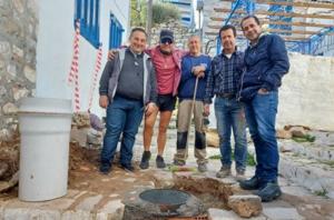 Αποκαταστάθηκαν άμεσα  οι βλάβες του δικτύου ύδρευσης της Ύδρας