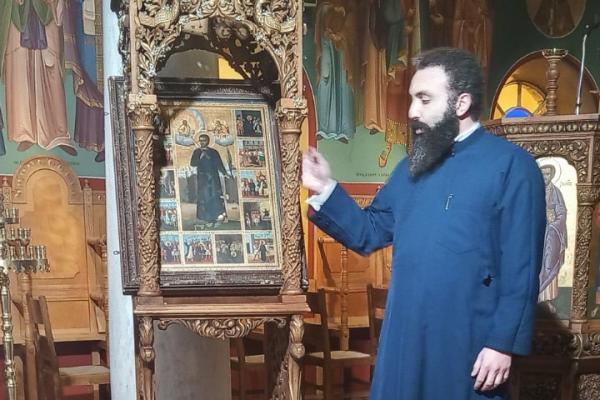 Γυρίσματα   του PemptousiaTV για τον Νεομάρτυρα Άγιο Κωνσταντίνο τον Υδραίο