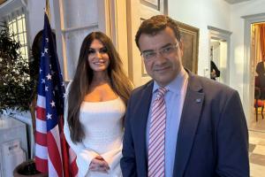 Επίσκεψη στην Ύδρα της νέας Πρέσβεως των ΗΠΑ στην Ελλάδα, Kimberly Guilfoyle