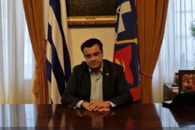 Μήνυμα ευχών  για το νέο έτος από τον δήμαρχο Ύδρας Γιώργο Κουκουδάκη