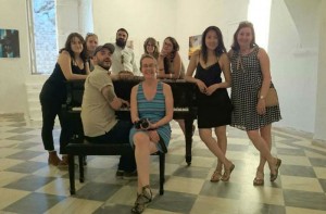 Thirteen artists in group exhibition "Echoes and Horizons" in Hydra Island Greece